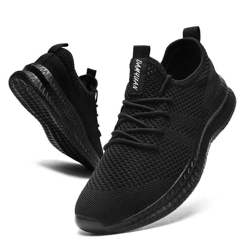 Lightweight, breathable men's running shoes by The Clothing Company Sydney with lace-up design and comfortable sport sneaker style.