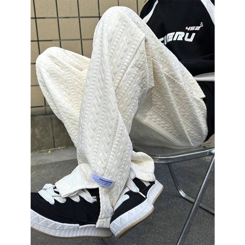 Men's black baggy sportswear joggers from The Clothing Company Sydney, casual gym and hip hop style sweatpants.