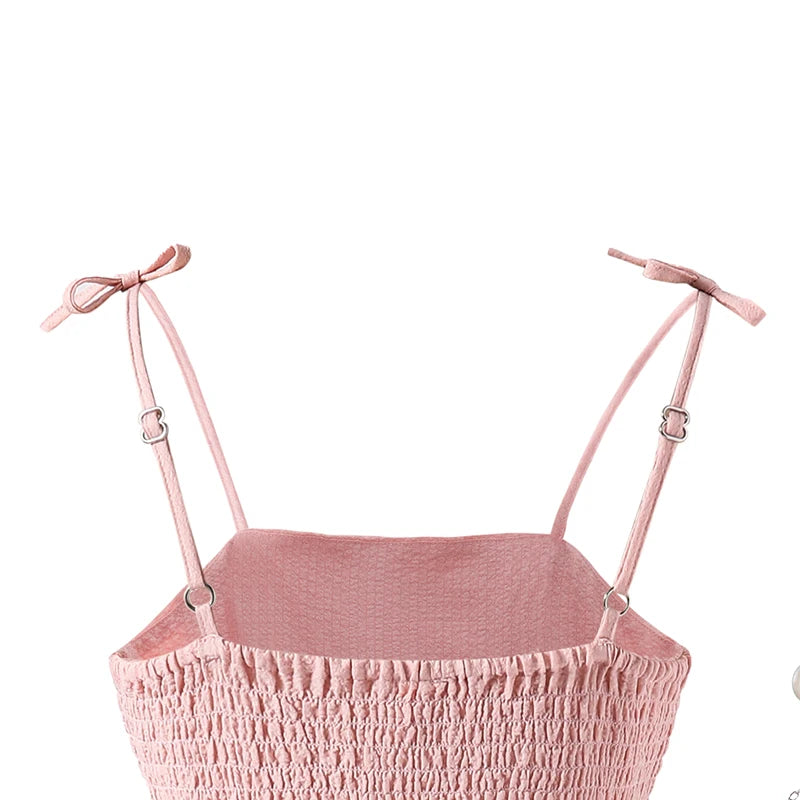 Pink tiered sling princess dress for kids by The Clothing Company Sydney, perfect for tween girls' birthday parties.