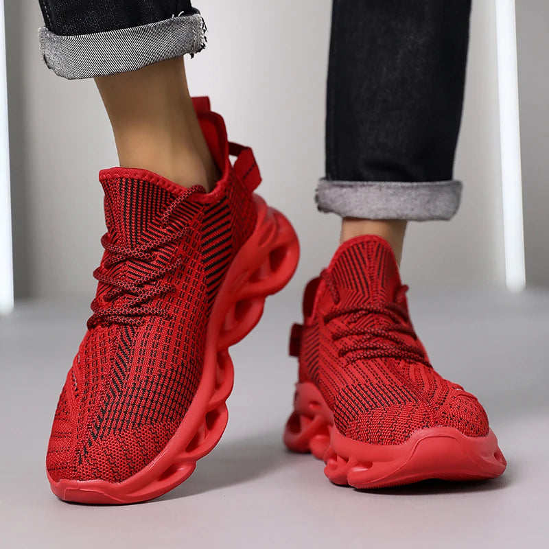 Men's breathable outdoor running sneakers by The Clothing Company Sydney, featuring non-slip soles and casual comfortable design.