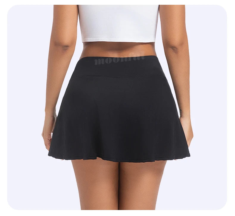 Menstrual swimsuit pool swimwear for women with heavy flow, featuring a recyclable skirt and period swim bottom by The Clothing Company Sydney.