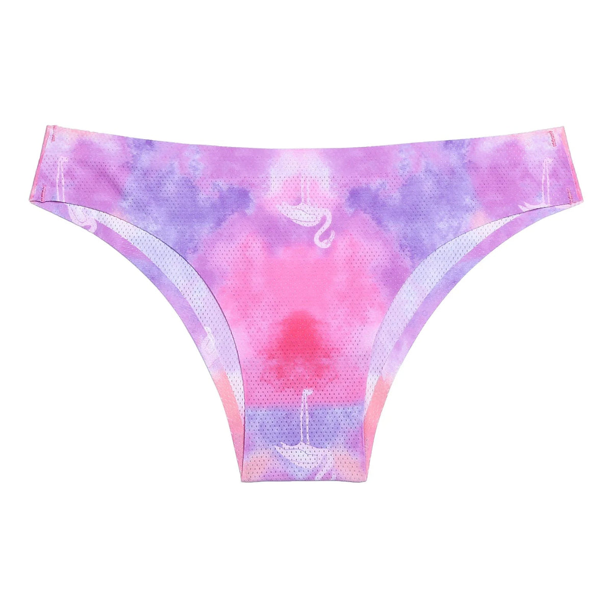 Floral print leopard seamless women's G-string lingerie with thong style, underwear briefs by The Clothing Company Sydney.