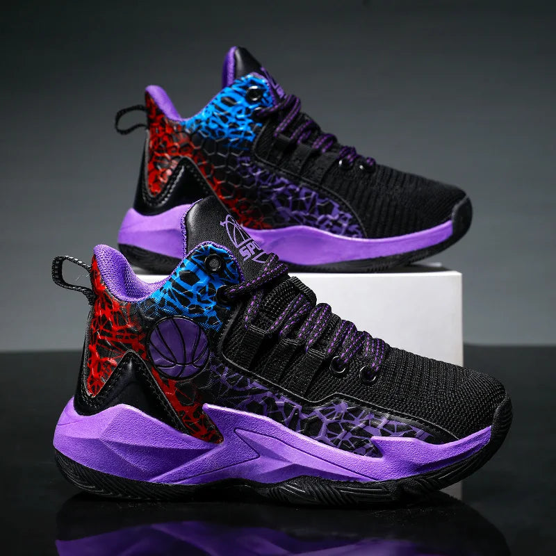 Kids Children's Sports Boys Girls Running Casual Outdoor Breathable Mesh Wear-Resistant Sneakers Basketball shoes. The Clothing Company Sydney