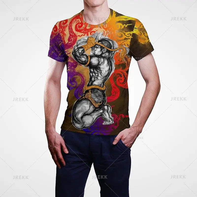 Muay Thai Gym Graphic T Shirt For Men Women Kids 3D Thai Boxing Sports Printed Tee Shirts Streetwear Short Sleeves Quick Dry Top - The Clothing Company Sydney