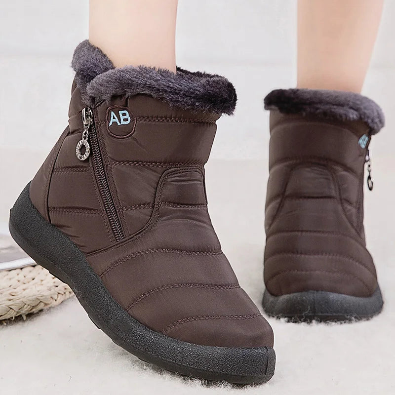 Women’s Winter Snow Boots – Warm Fur Ankle Shoes The Clothing Company Sydney