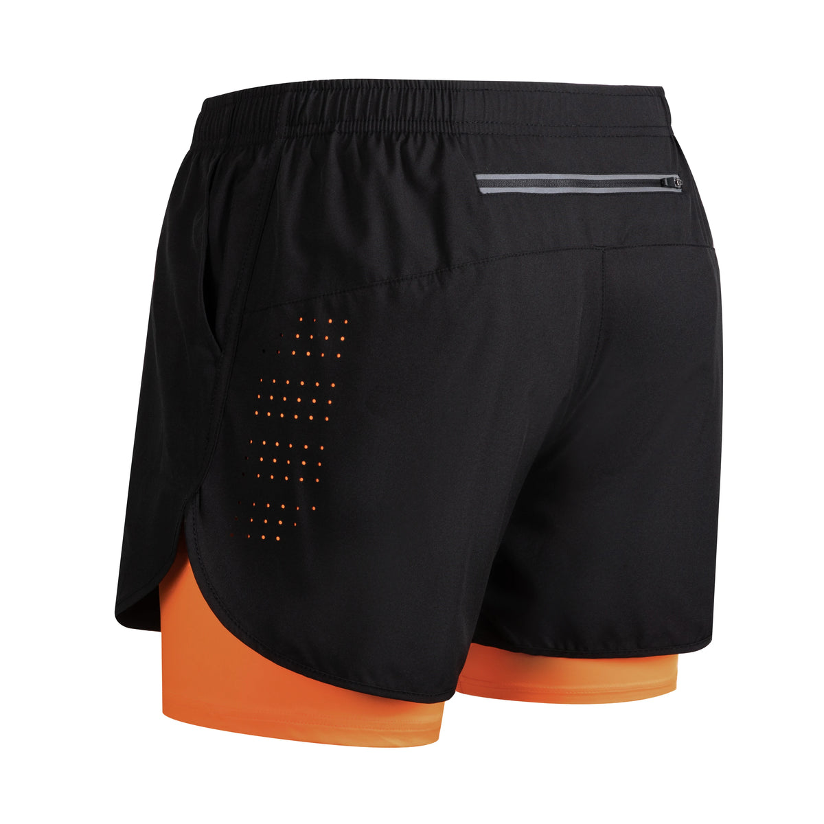 Men's lightweight, breathable gym running shorts with liner pockets and towel loop, designed for quick-dry athletic workouts.