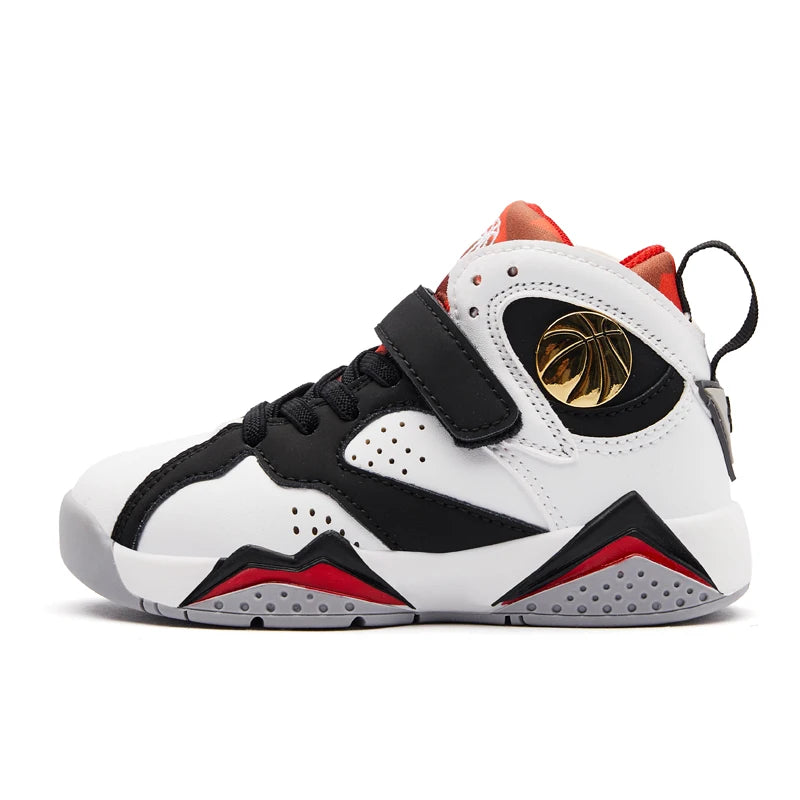 Kids boys’ basketball shoes from The Clothing Company Sydney, non-slip outdoor sports sneakers for active play.