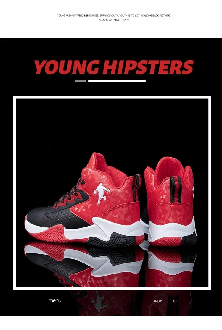 Kids basketball shoes from The Clothing Company Sydney featuring breathable material and non-slip soles for active play.