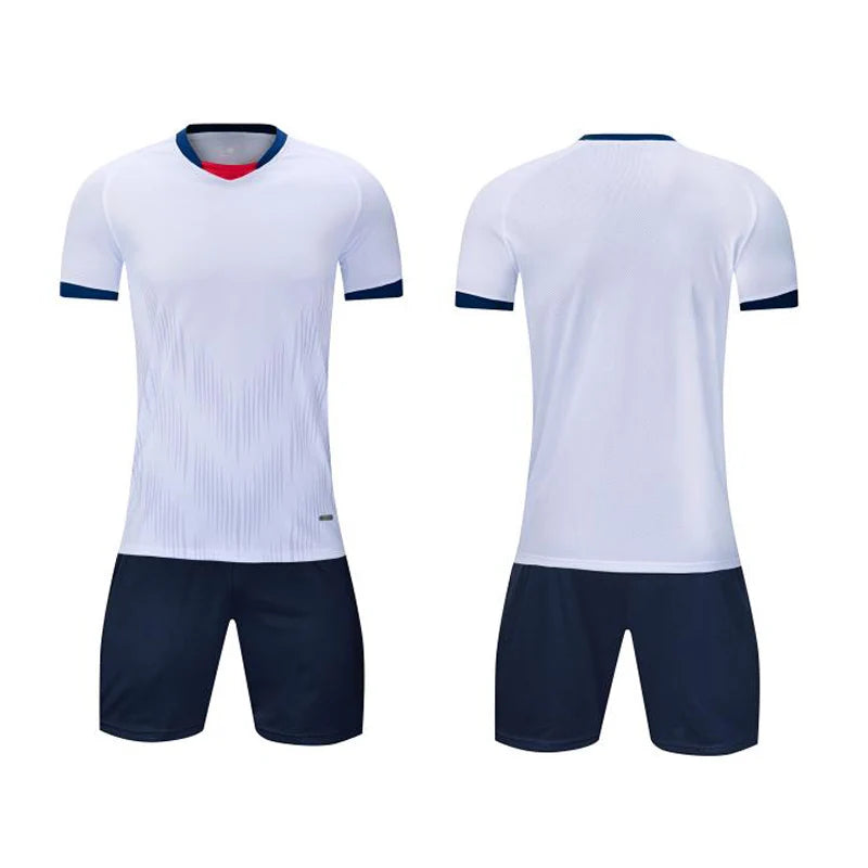 Adult kids customized football jersey and soccer uniform by The Clothing Company Sydney, quick-drying sportswear for team training.