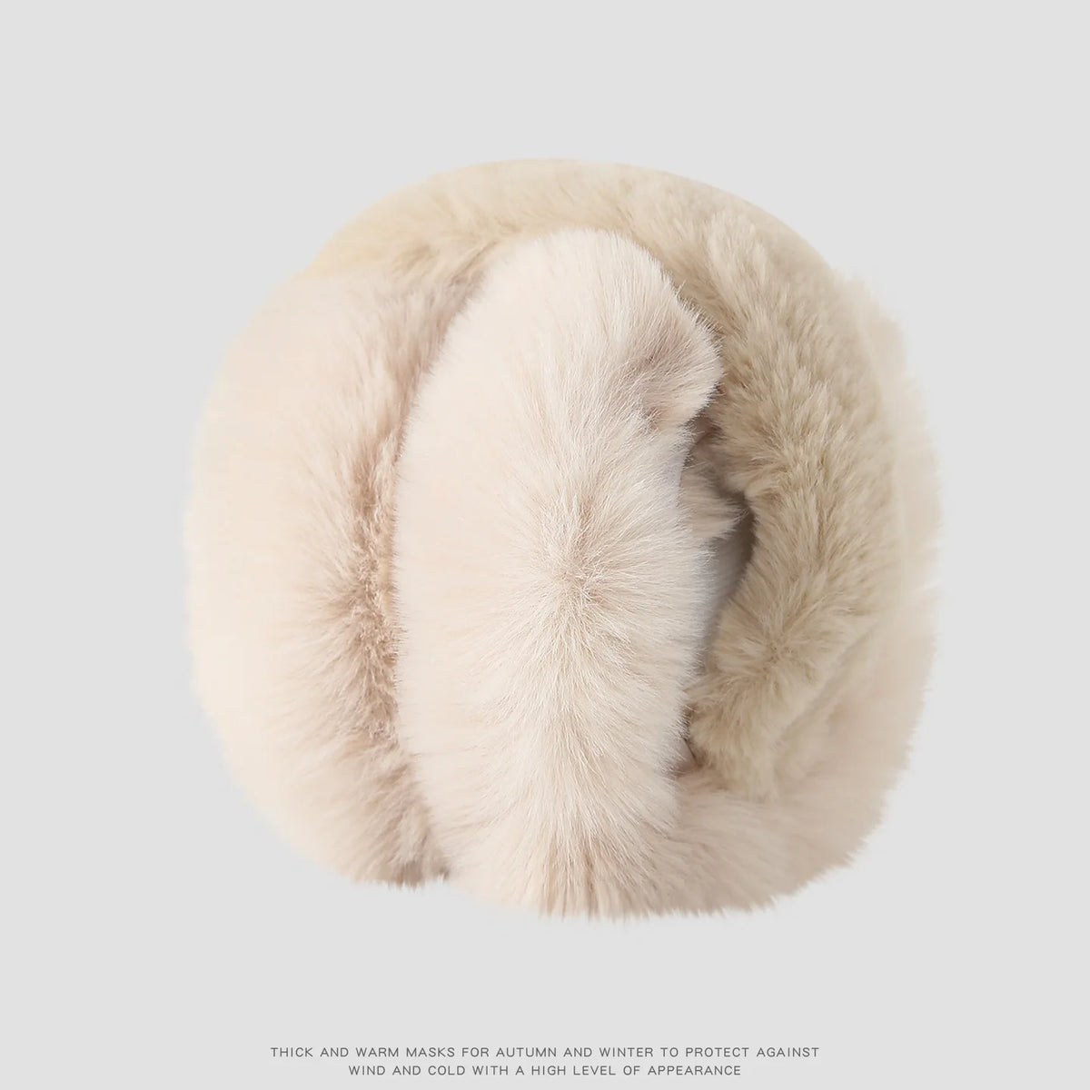Soft plush winter ear warmer earmuffs by The Clothing Company Sydney, featuring earflaps for outdoor sports and cold weather protection.