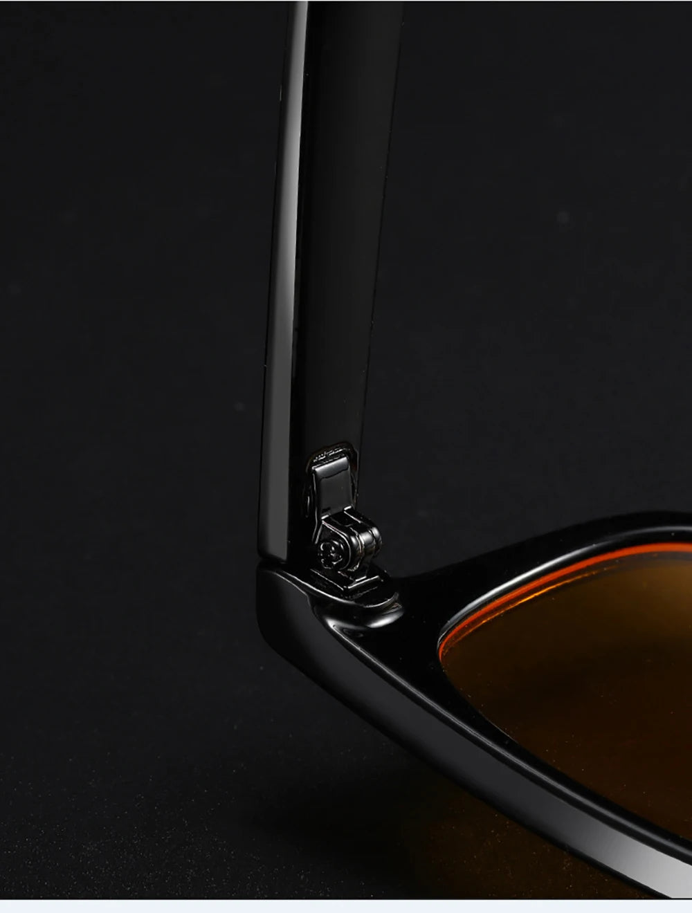 Blue light blocking glasses for men and women, square shape, computer eye protection eyewear with orange accents by The Clothing Company Sydney.
