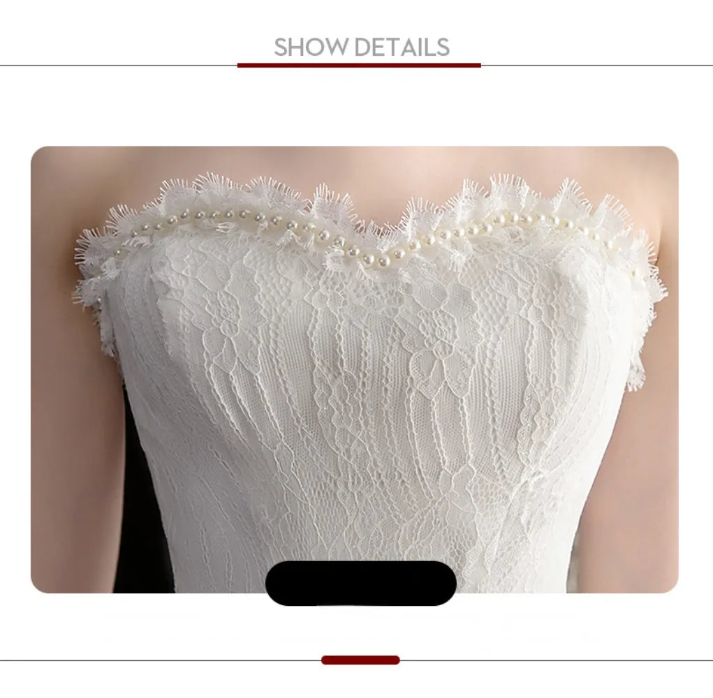 Long Back Light Wedding Dress Princess Fluffy Trailing Cake Skirt Wedding Dress The Clothing Company Sydney