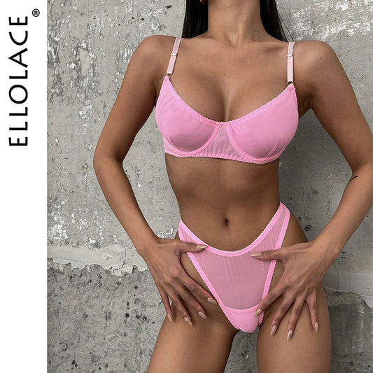2 Piece Lingerie Seamless Underwear Set Women 2 Piece Bra Push Up Lace Intimate Outfits Sets - The Clothing Company Sydney