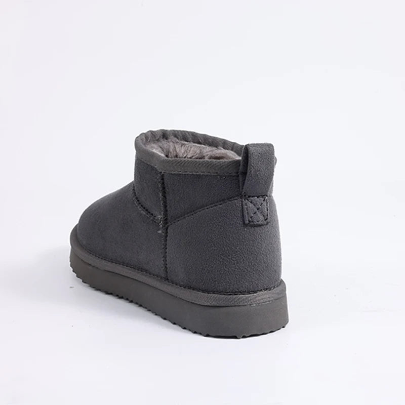 Women’s classic snow boots by The Clothing Company Sydney, warm short ankle footwear with cozy insulation and waterproof design