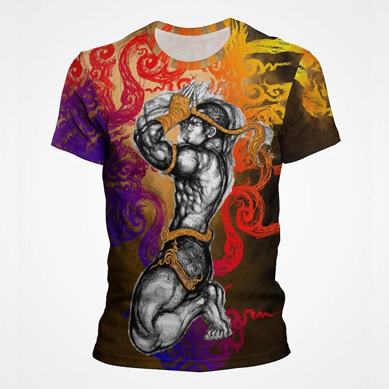 Muay Thai Gym Graphic T Shirt For Men Women Kids 3D Thai Boxing Sports Printed Tee Shirts Streetwear Short Sleeves Quick Dry Top - The Clothing Company Sydney