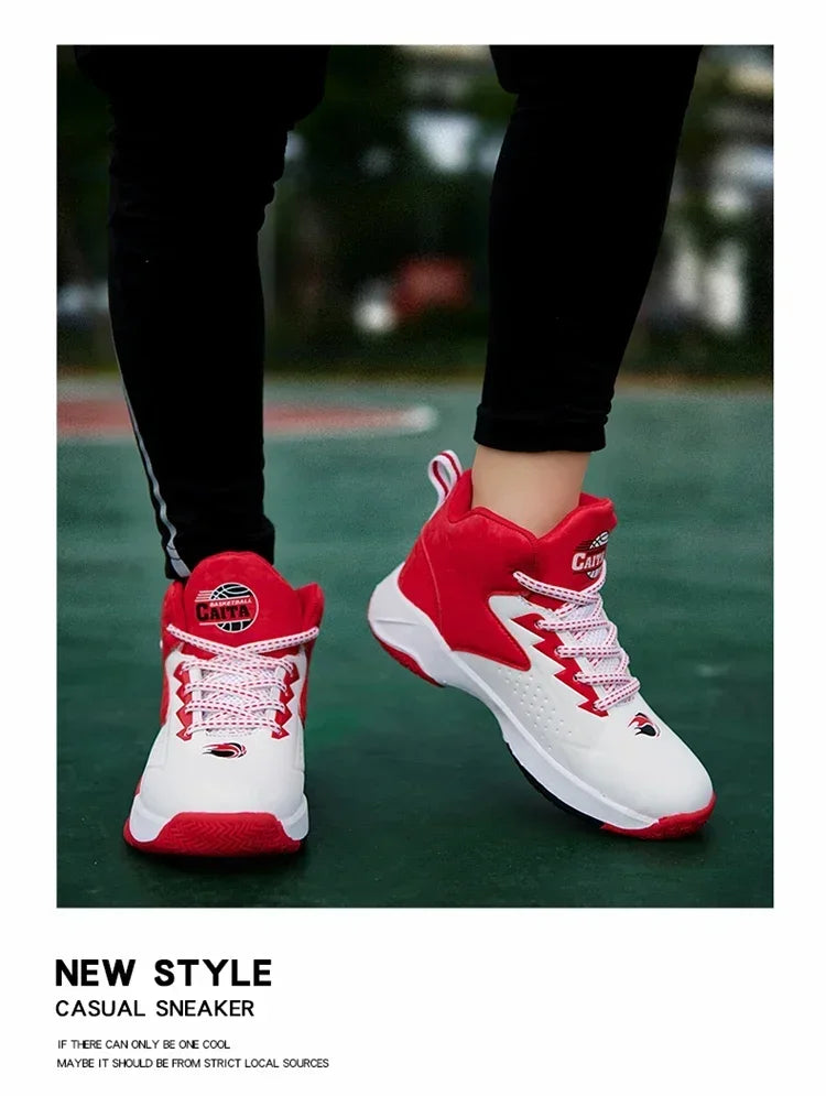 Kids basketball shoes by The Clothing Company Sydney, breathable sneakers with non-slip soles, suitable for active play.