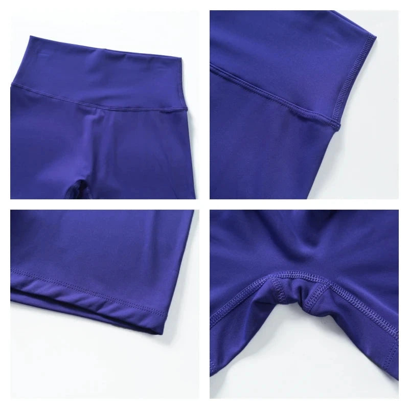 Women's high waist fitness leggings and shorts from The Clothing Company Sydney, designed for running, yoga, and workout activities.