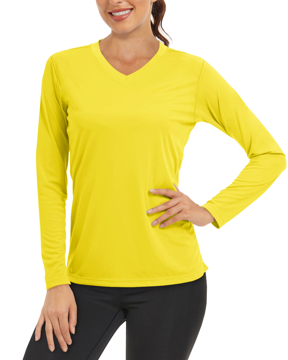 Summer Sun Protection Shirts UPF 50+ Womens Long Sleeve V Neck Shirts Lightweight Quick Dry Tee Shirts Outdoor Pullover The Clothing Company Sydney