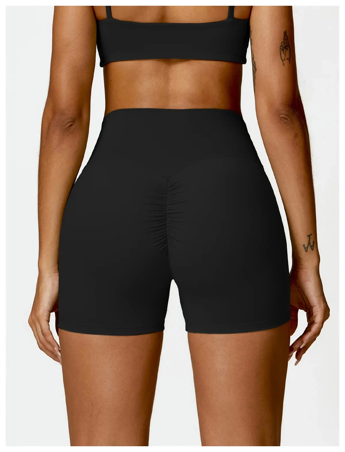 Women’s high waist fitness cycling shorts by The Clothing Company Sydney, quick-dry soft training leggings for yoga and bike workouts.