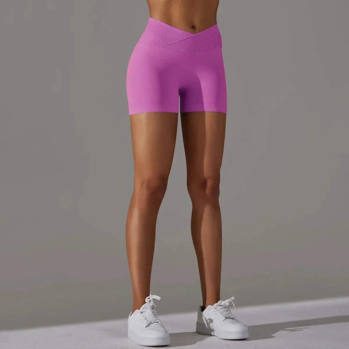 Women’s high waist workout yoga leggings by The Clothing Company Sydney featuring scrunch butt, seamless design, ideal for fitness and gym.