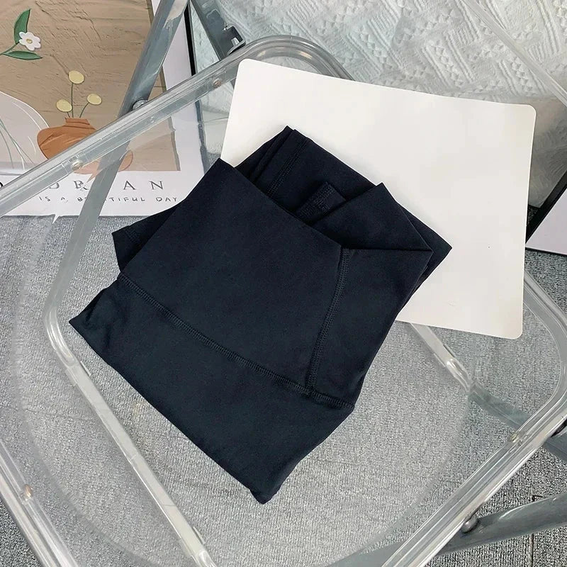 High waist breathable yoga leggings from The Clothing Company Sydney, designed for fitness, running, cycling, and gym workouts.