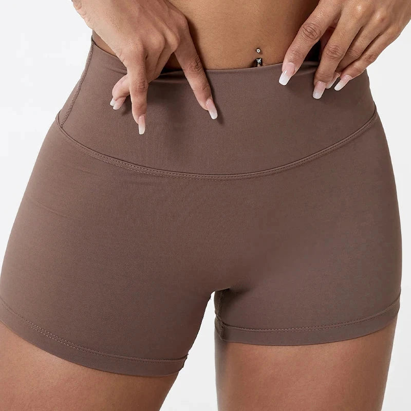 Women's high waist fitness leggings and workout shorts by The Clothing Company Sydney, designed for running, cycling, and yoga.