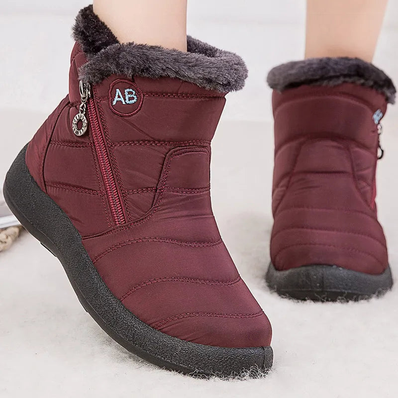 Women's Ankle Shoes Low Heels Winter Snow Boots Footwear The Clothing Company Sydney