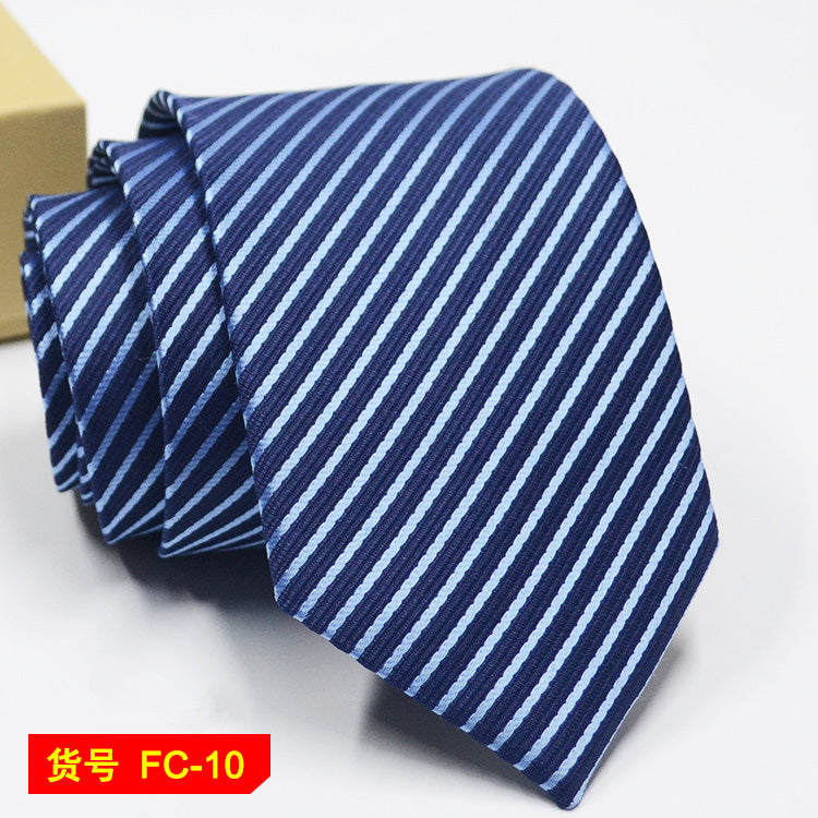 Men's Jacquard tie from The Clothing Company Sydney featuring floral and solid designs in a 7-8cm width, stylish accessories.