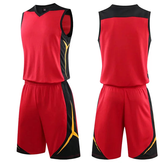2 Piece Sportswear Basketball Jersey Shorts Set Blank custom Men Women Kids Basketball Uniforms - The Clothing Company Sydney