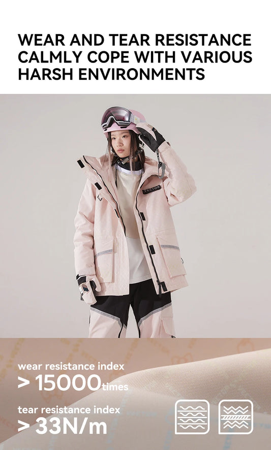 Men Women Ski Jacket Winter Warm Windproof Waterproof Ski Suit Outdoor Sports Snowboard - The Clothing Company Sydney