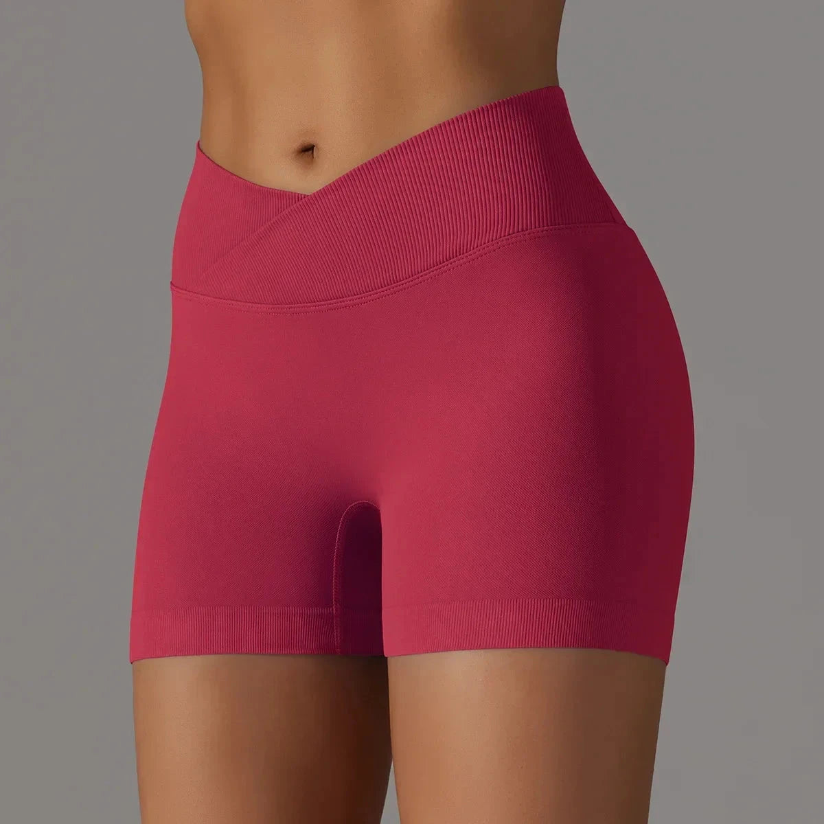 Women’s high waist fitness yoga leggings with scrunch butt, seamless design, ideal for gym workouts and active wear.