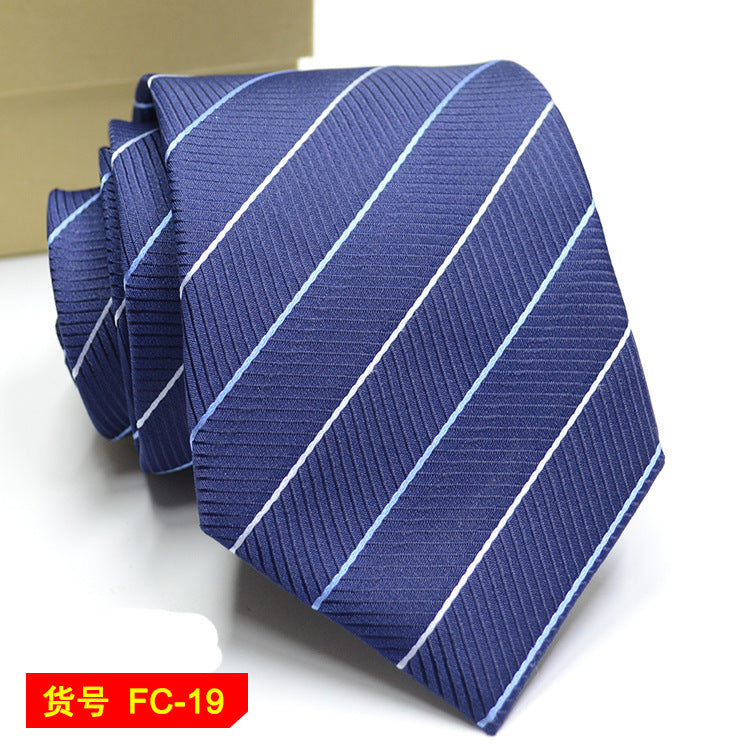 Men's floral and solid jacquard neckties from The Clothing Company Sydney, 7-8cm wide, stylish accessory for formal outfits.