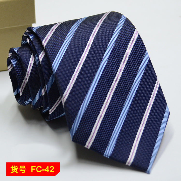 Men's Jacquard floral and solid neckties by The Clothing Company Sydney, 7-8cm width, elegant accessories for formal wear.
