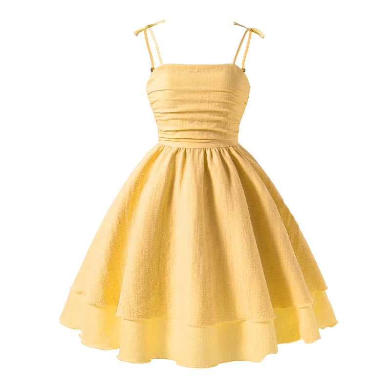 Pink tiered sling princess dress for kids by The Clothing Company Sydney, featuring sweet style and suitable for birthday parties