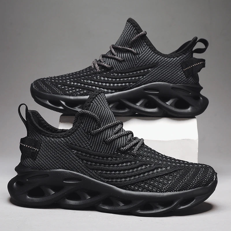 Men's breathable running sneakers from The Clothing Company Sydney with non-slip soles, ideal for outdoor casual and sports activities.
