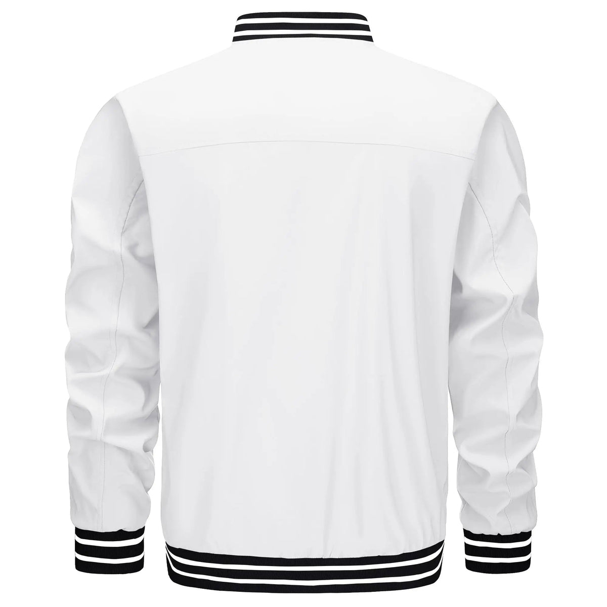 Men's lightweight waterproof spring autumn casual bomber jacket with full zip and windbreaker design, outdoor-ready from The Clothing Company Sydney.
