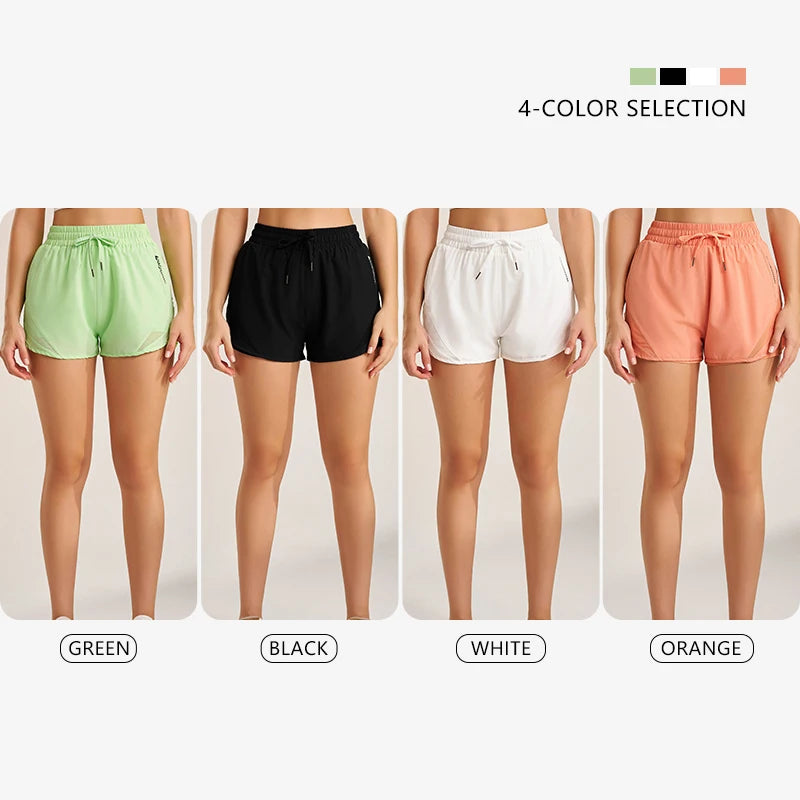 Women’s fitness yoga shorts by The Clothing Company Sydney, activewear running and gym shorts for workouts and fitness activities.