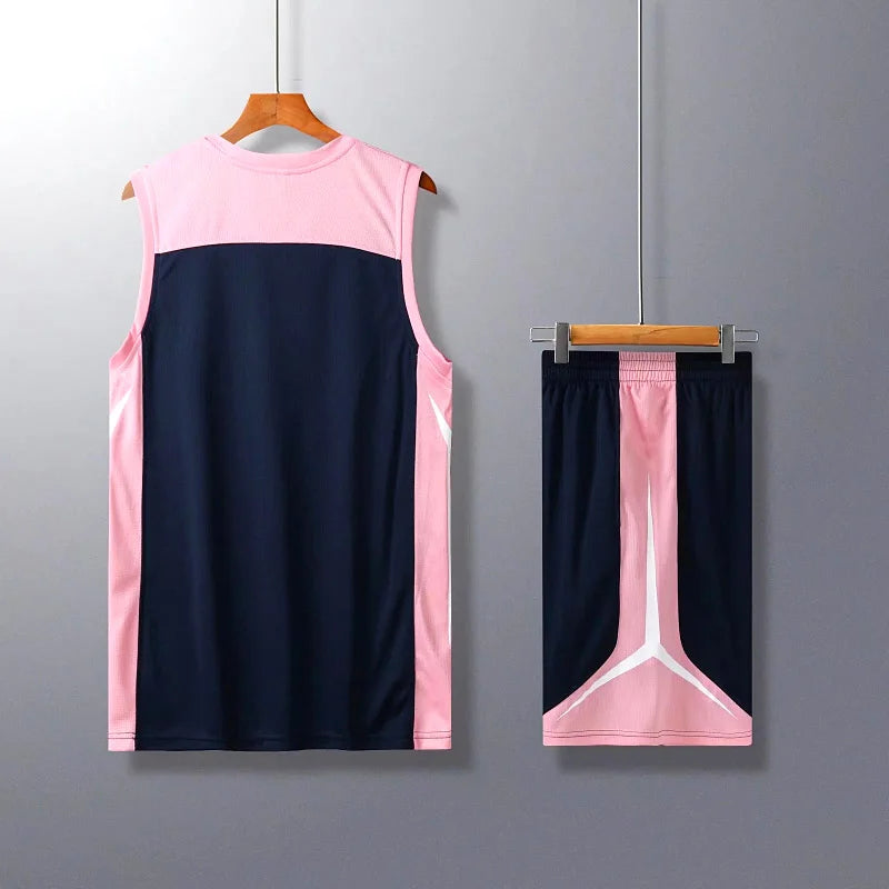 Two-piece sportswear basketball jersey and shorts set by The Clothing Company Sydney, suitable for men, women, and kids.