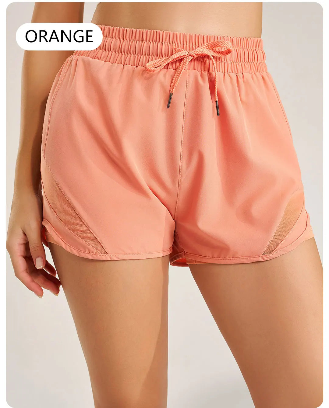 Women’s fitness yoga shorts by The Clothing Company Sydney, activewear running and gym shorts for workout and gym activities.