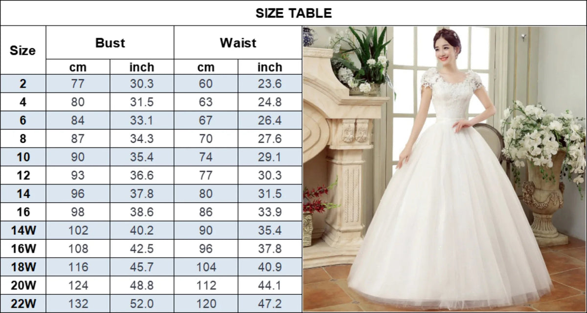 Plus Size Wedding Dress Floor-length Back Strap Lace Flower Wedding Dress The Clothing Company Sydney