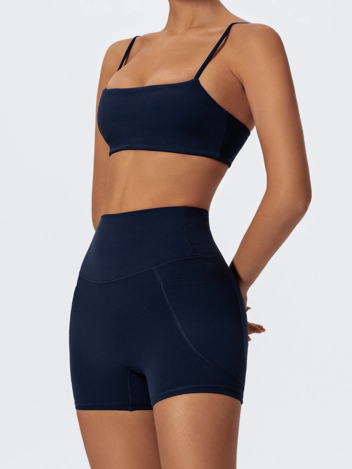 Women Two Piece Gym Workout Bra Yoga Set Shorts Fitness Wear Quick-Dry Sports Bra Flared Pants Suits - The Clothing Company Sydney