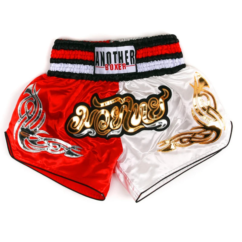 Men's Boxing Shorts Kickboxing Muay Thai Women Kids Martial Arts Training Team Clothes Gym Grappling BJJ Cage Fight Pants