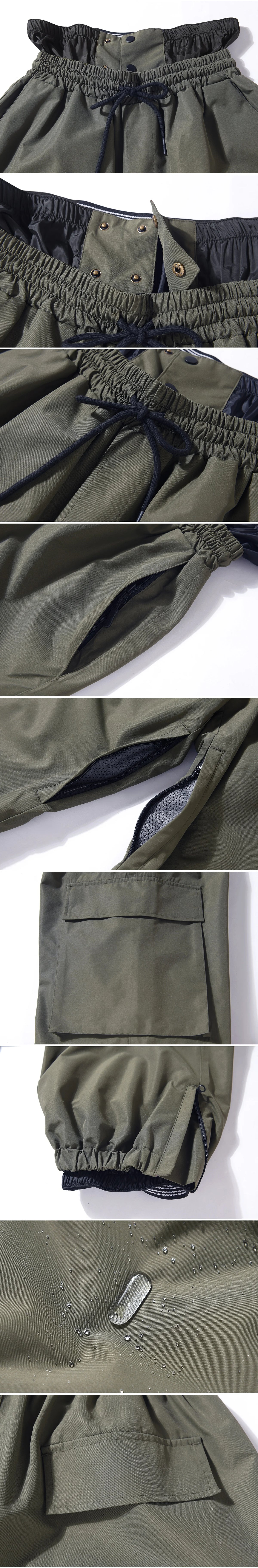 Loose fit unisex ski bibs from The Clothing Company Sydney with insulated snowboard pants and waterproof snowboarding trousers.