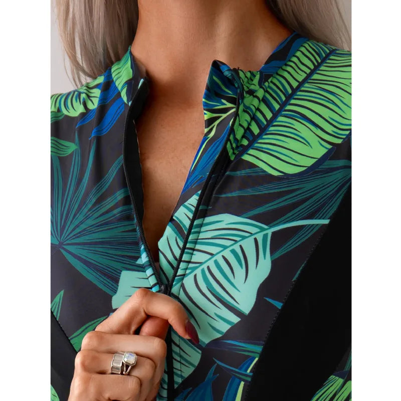 Plus size one-piece swimsuit by The Clothing Company Sydney featuring push-up design and beachwear style for women.