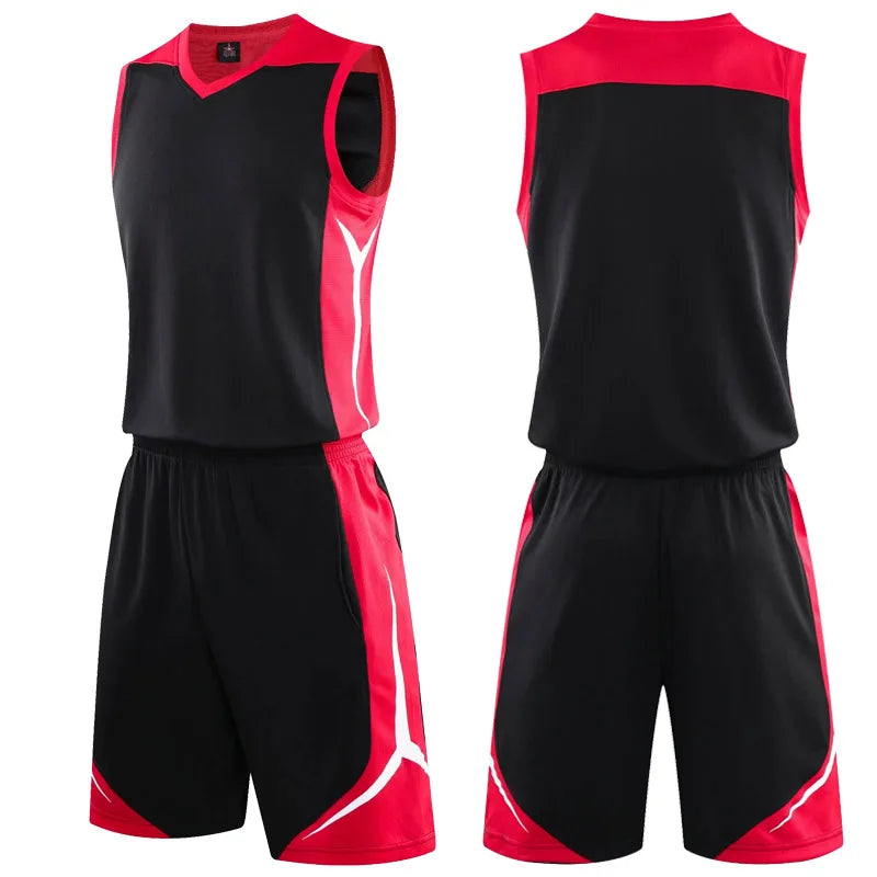 Two-piece sportswear basketball jersey and shorts set by The Clothing Company Sydney, suitable for men, women, and kids.