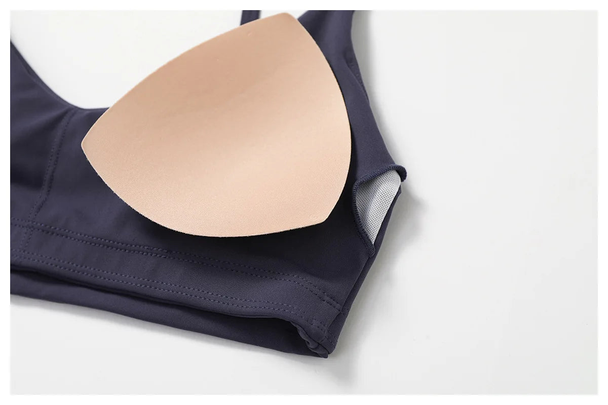 Two-piece women's fitness sportswear set featuring a crop top, sports bra, and leggings from The Clothing Company Sydney.