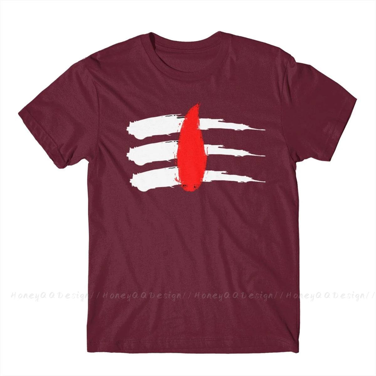 Printed cotton shirt featuring Shiva Hindu God Lingam design, unisex men's and women's streetwear T-shirt by The Clothing Company Sydney.