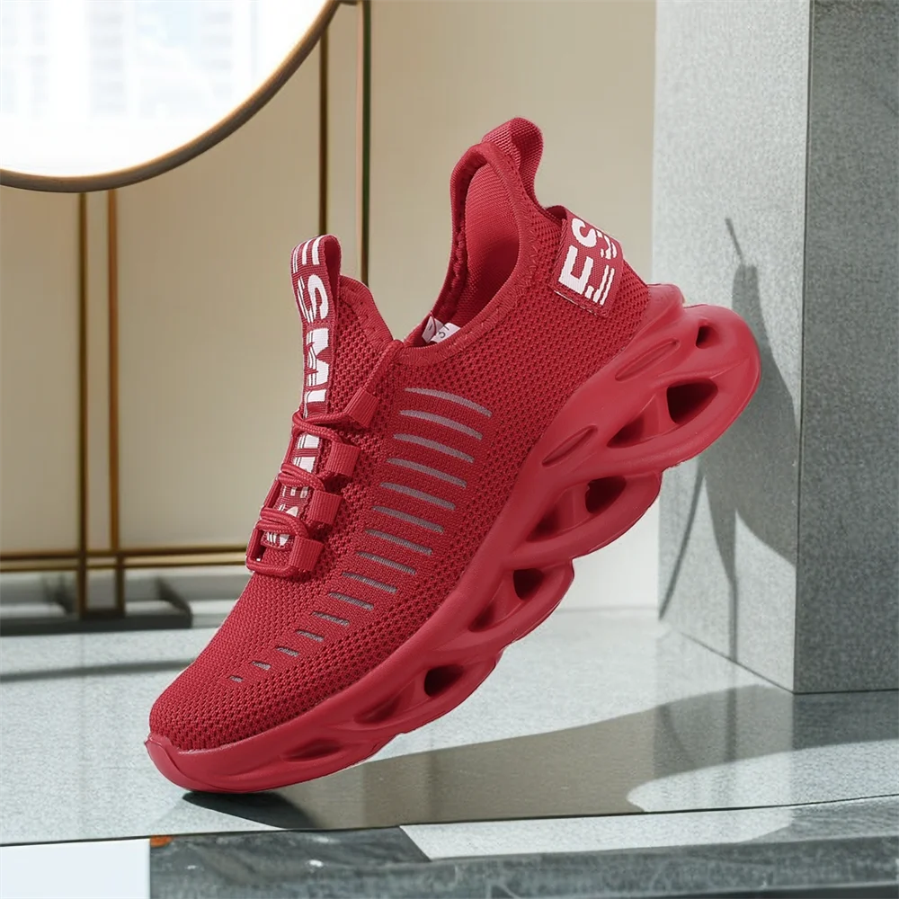Men's breathable sports running sneakers from The Clothing Company Sydney, featuring non-slip soles and casual comfortable design.