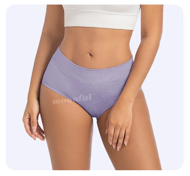 Women's Absorbent Menstrual Panties High Waist Bamboo Fiber Leakproof Menstruation Period Underwear The Clothing Company Sydney