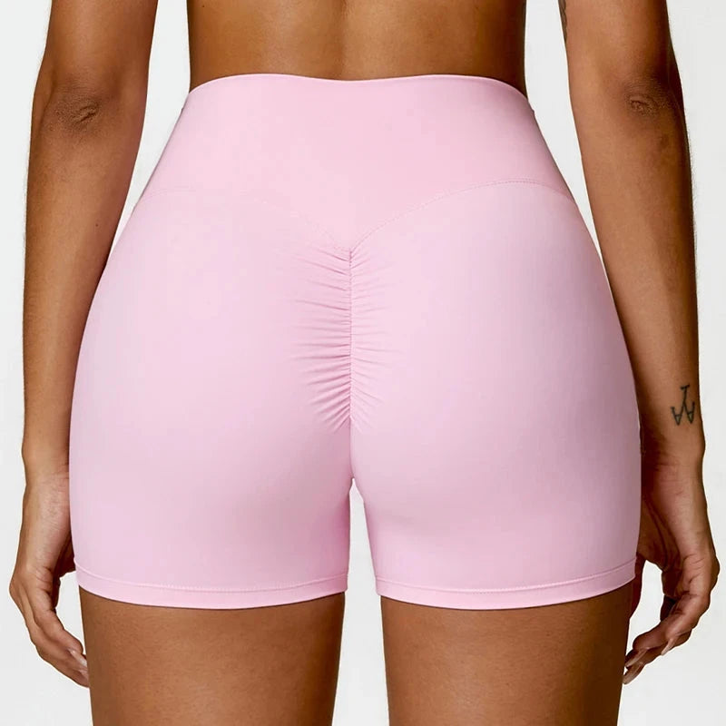 Women’s fitness cycling shorts by The Clothing Company Sydney, high waist, quick-dry, soft training bike leggings for active wear.